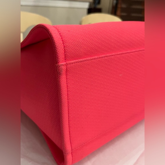 Chanel mixed fibers Large Deauville tote Pink / Orange - Picture 8 of 16